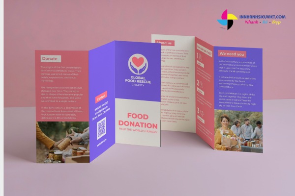 mẫu brochure đồ ăn