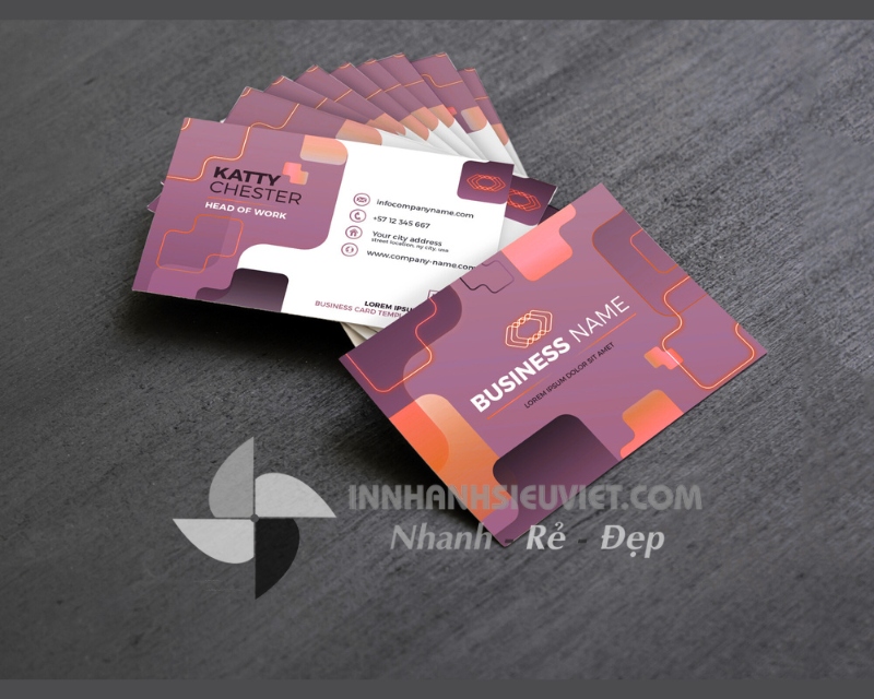 mẫu card visit cá nhân đẹp