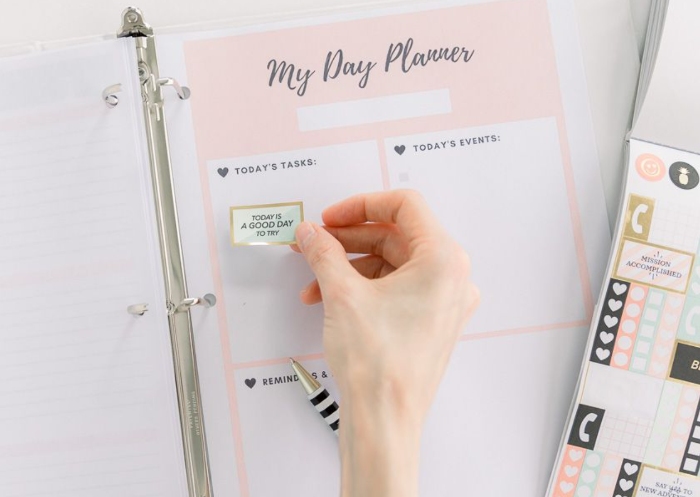 Các thành phần chính của sổ tay Planner