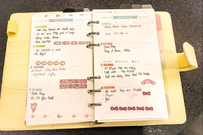 Cách sử dụng sổ tay Planner hiệu quả