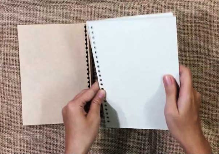 Làm ruột sổ tay lò xo