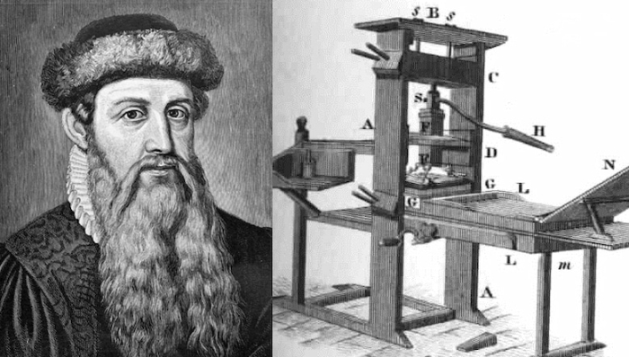 Nguồn gốc công nghệ in Typo và máy in của Gutenberg