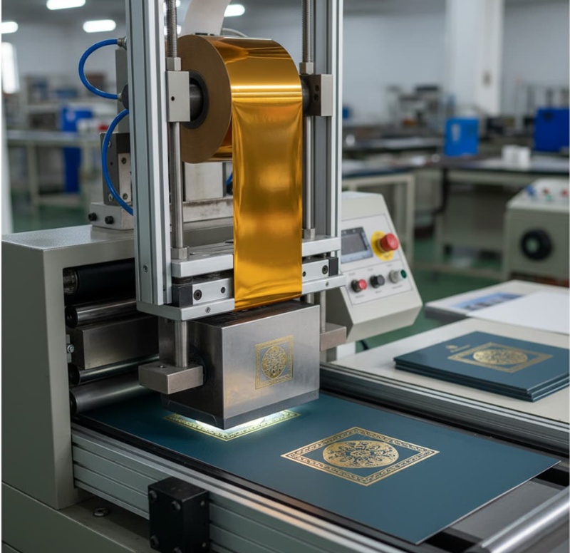 Quy trình thực hiện kỹ thuật ép nhũ, ép kim