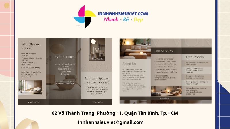 In Nhanh Siêu Việt – Địa chỉ in brochure khách sạn đáng tin cậy
