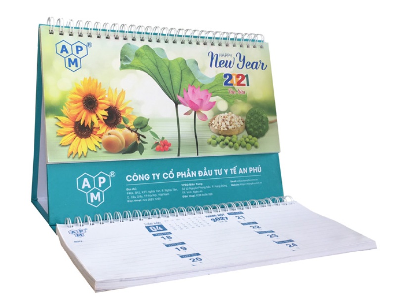 Lịch chữ M cho ngành y tế, dược phẩm