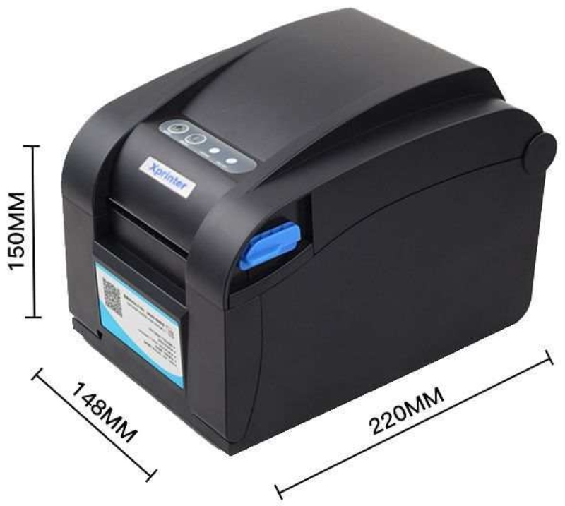 Máy in logo dán Xprinter XP-350B