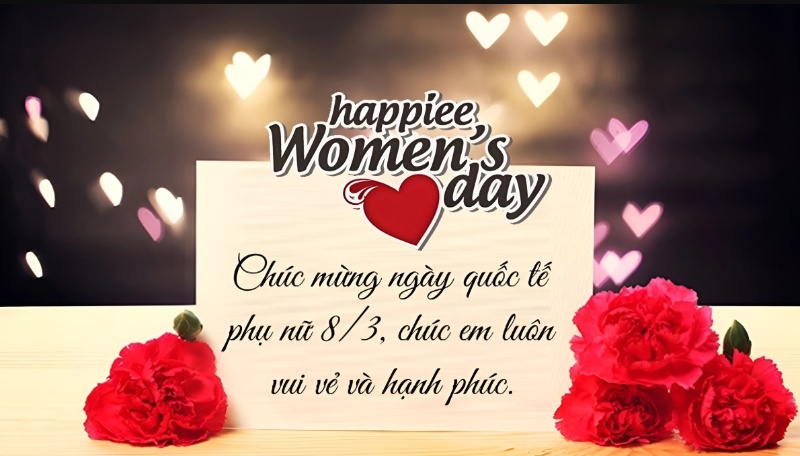 Thiệp 8/3 gồm những thành phần nào?