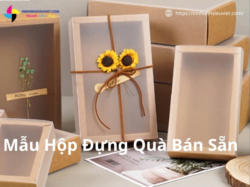 mẫu hộp đựng quà tặng bán sẵn