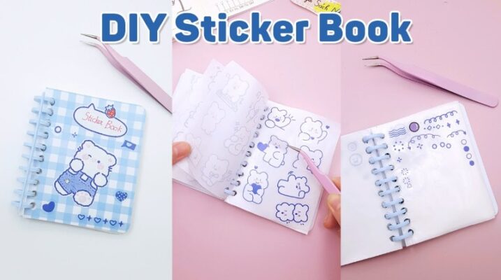 Hướng dẫn tự làm sổ dán sticker handmade tại nhà