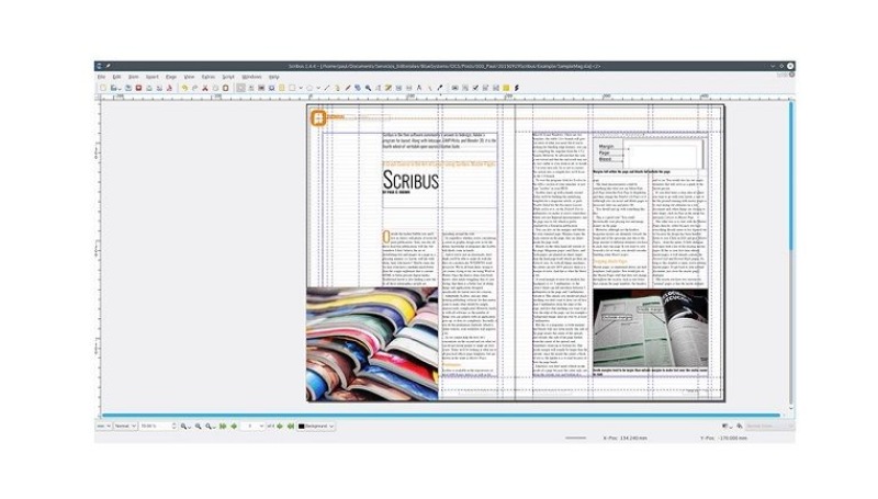 thiết kế catalogue với Scribus