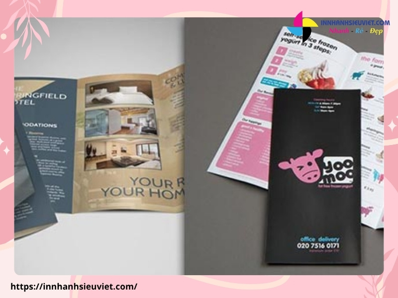 brochure sản phẩm, là ấn phẩm in dạng tờ gấp, được thiết kế để truyền tải những thông tin cốt lõi về sản phẩm