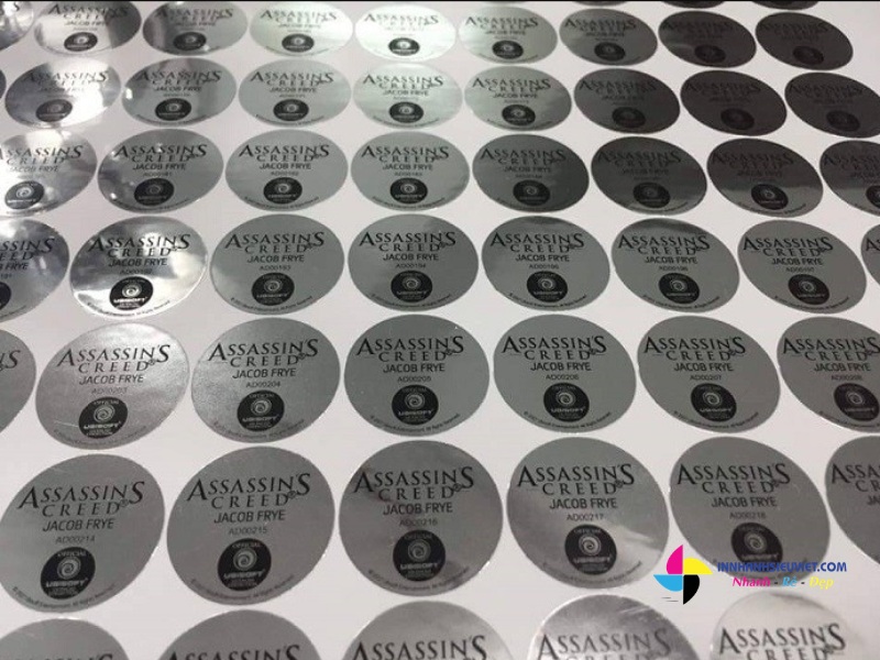 Decal xi bạc mờ chất lượng cao