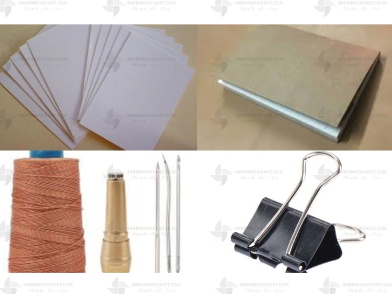 dụng cụ làm sổ tay văn học handmade