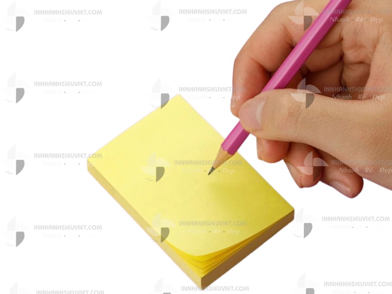 Giấy note ghi chú là sản phẩm văn phòng phẩm thuộc nhóm giấy ghi nhớ