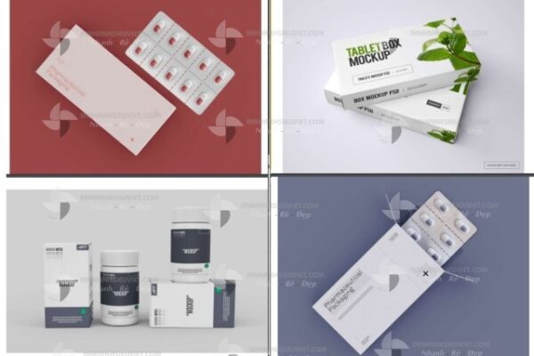 mẫu hộp thuốc đẹp được ưa chuộng