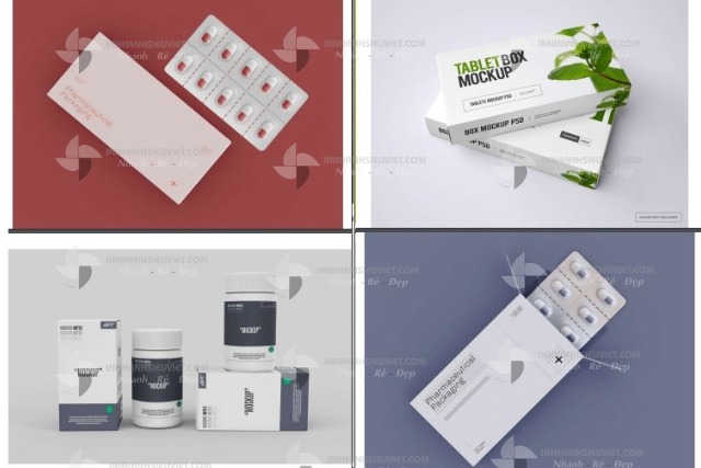 mẫu hộp thuốc đẹp được ưa chuộng