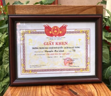 Kích Thước Bằng Khen, Giấy Khen Chuẩn