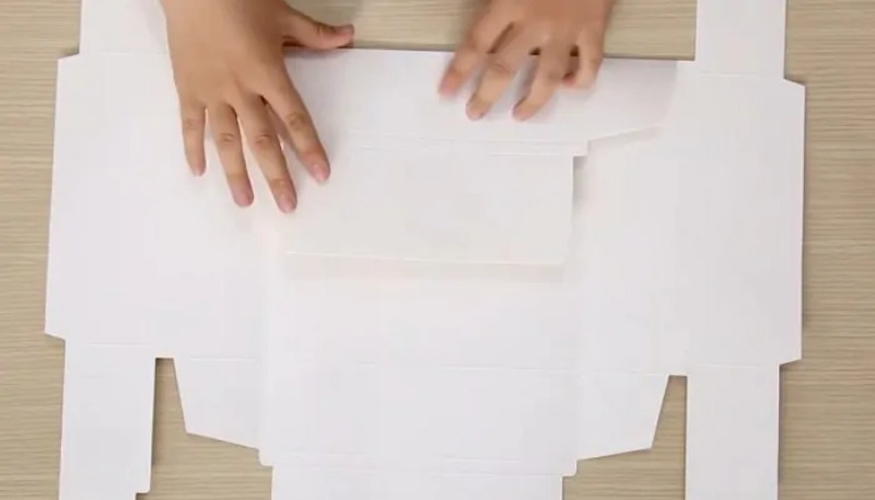 Cách gấp hộp bánh trung thu 4 bánh