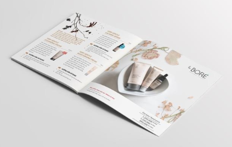 Mẫu catalogue sản phẩm và mỹ phẩm