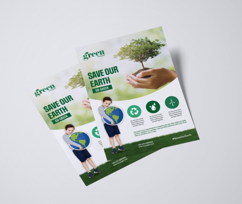 tờ rơi tuyên truyền trồng cây xanh